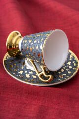 LEOPAR 6 KİŞİLİK TÜRK KAHVESİ FİNCANI