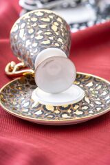 LEOPAR 6 KİŞİLİK TÜRK KAHVESİ FİNCANI