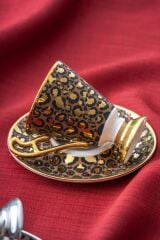 LEOPAR 6 KİŞİLİK TÜRK KAHVESİ FİNCANI