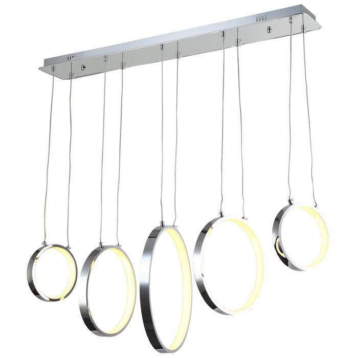 TIMOTHEA KROM LEDLİ MASA ÜSTÜ AVİZE