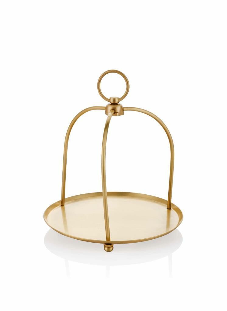 BRASS PİRİNÇ SUNUM&SERVİS TEPSİ 17X18CM