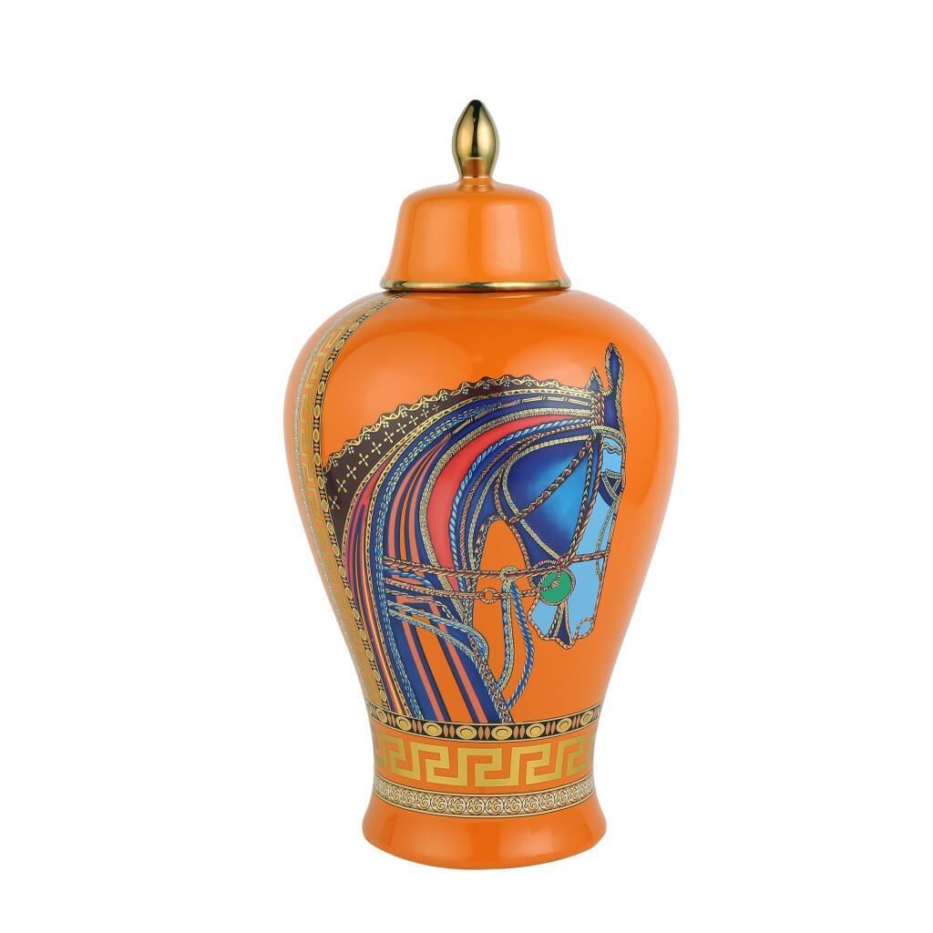 TURUNCU ATLI KÜP/DEKOR 25X25X48CM