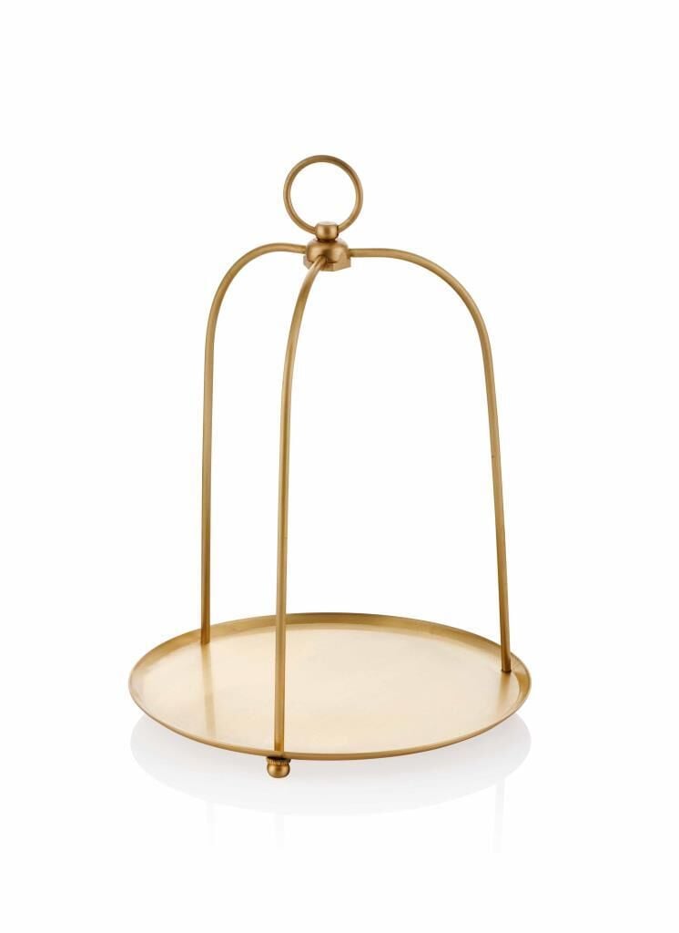 BRASS PİRİNÇ SUNUM&SERVİS TEPSİ 26X21CM