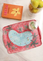 SUMMER KAYDIRMAZ TEPSİ 42X30CM