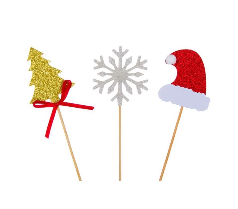 NOEL 18'Lİ DEKORATİF YİYECEK KÜRDANI