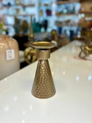 ANTİK METAL MUMLUK 12X12X34CM