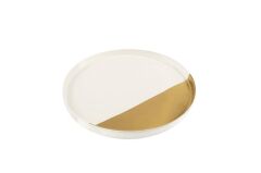 BEYAZ PORSELEN YUVARLAK SERVİS 29CM
