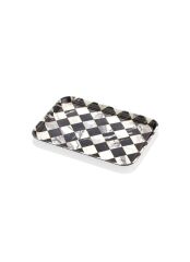 SİYAH MERMER TEPSİ 29x20cm