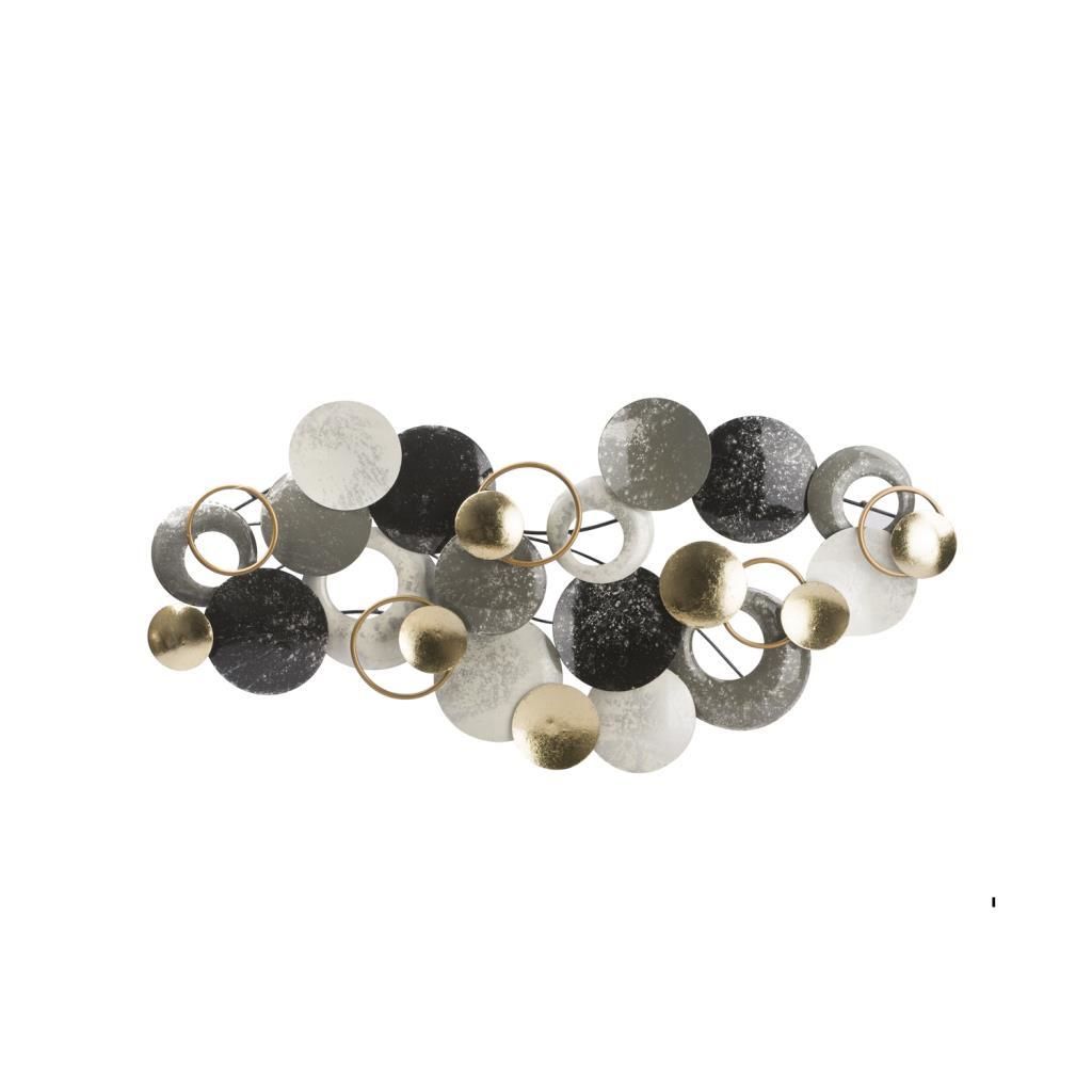 FLAME METAL TABLO 44X93CM