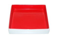 KIRMIZI KAHVALTI ÇEREZ TABAK 15cm