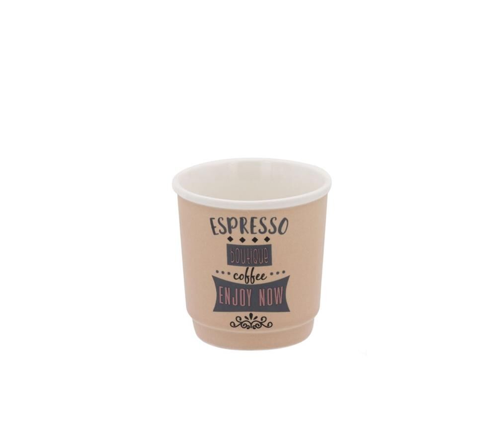 BEJ BASKILI ESPRESSO BARDAK 90ML