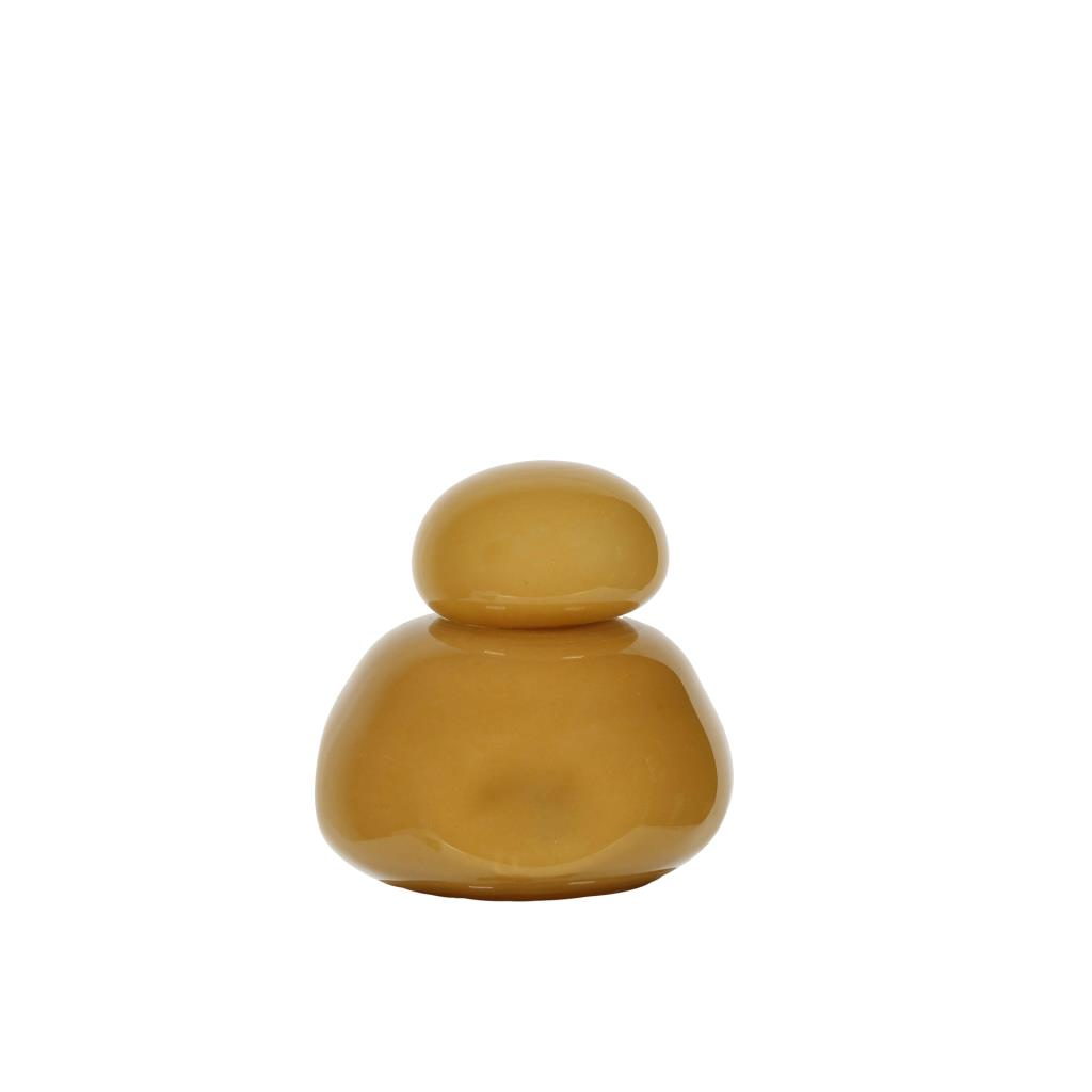 BOLOGNA KARAMEL CAM DEKOR 15X15X15CM