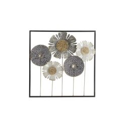 ÇİÇEKLİ METAL TABLO 50X50CM