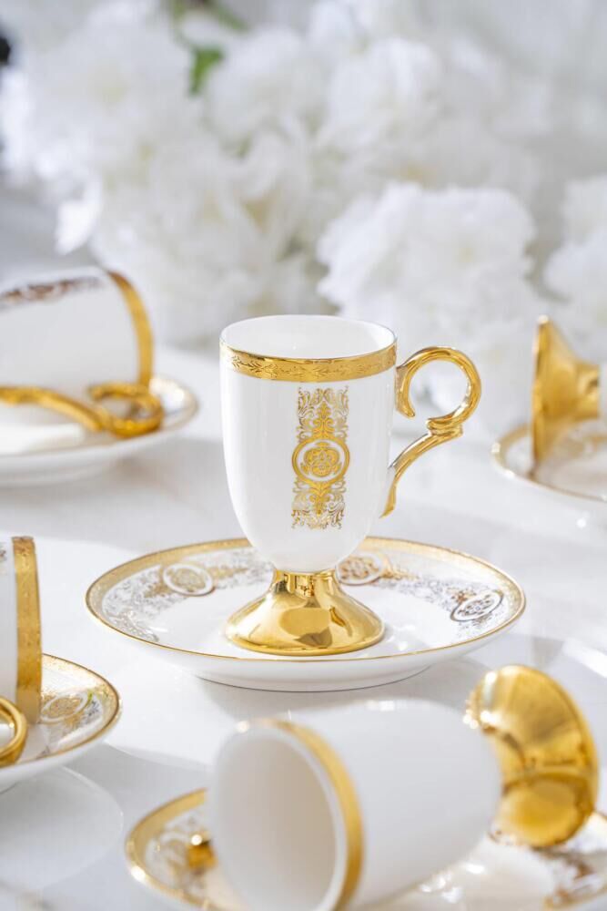 VELELYA 6 KİŞİLİK TÜRK KAHVESİ FİNCANI