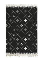 SİYAH BEYAZ ÇİFT TARAFLI KİLİM 150X100CM