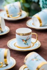 STARLING MAVİ TEK KİŞİLİK TÜRK KAHVESİ FİNCANI