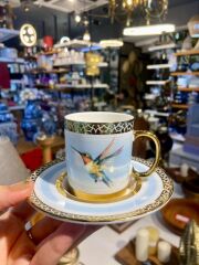 STARLING MAVİ TEK KİŞİLİK TÜRK KAHVESİ FİNCANI