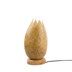 SU KABAĞI LALE İŞLEMELİ DEKORATİF AYDINLATMA 37CM