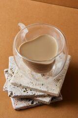 ÇİFT CİDARLI SEVGİLİLER GÜNÜ HEDİYESİ 2'Lİ KALP KUPA 200ML(2 ADET)