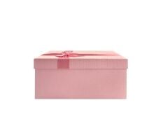 PEMBE FİYONKLU DİKDÖRTGEN KUTU