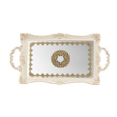 BLANCA KREM ALTIN TEPSİ 51CM