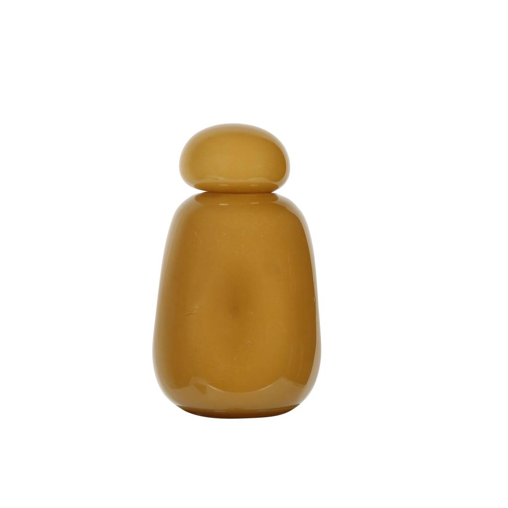 BOLOGNA KARAMEL CAM VAZO/DEKOR 14X14X25CM