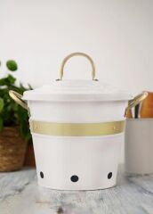 GALVİN PATATES SOĞAN KOVASI BEYAZ