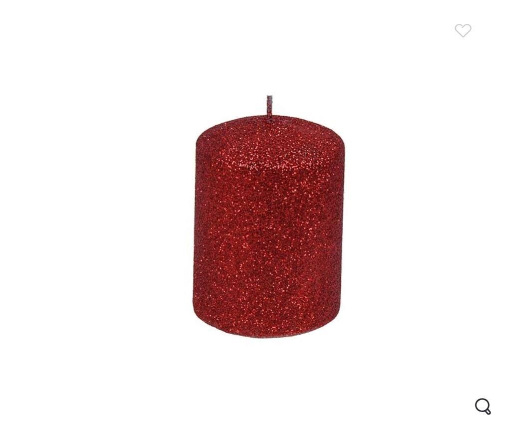 SİMLİ KIRMIZI KÜTÜK MUM 8,5x6CM