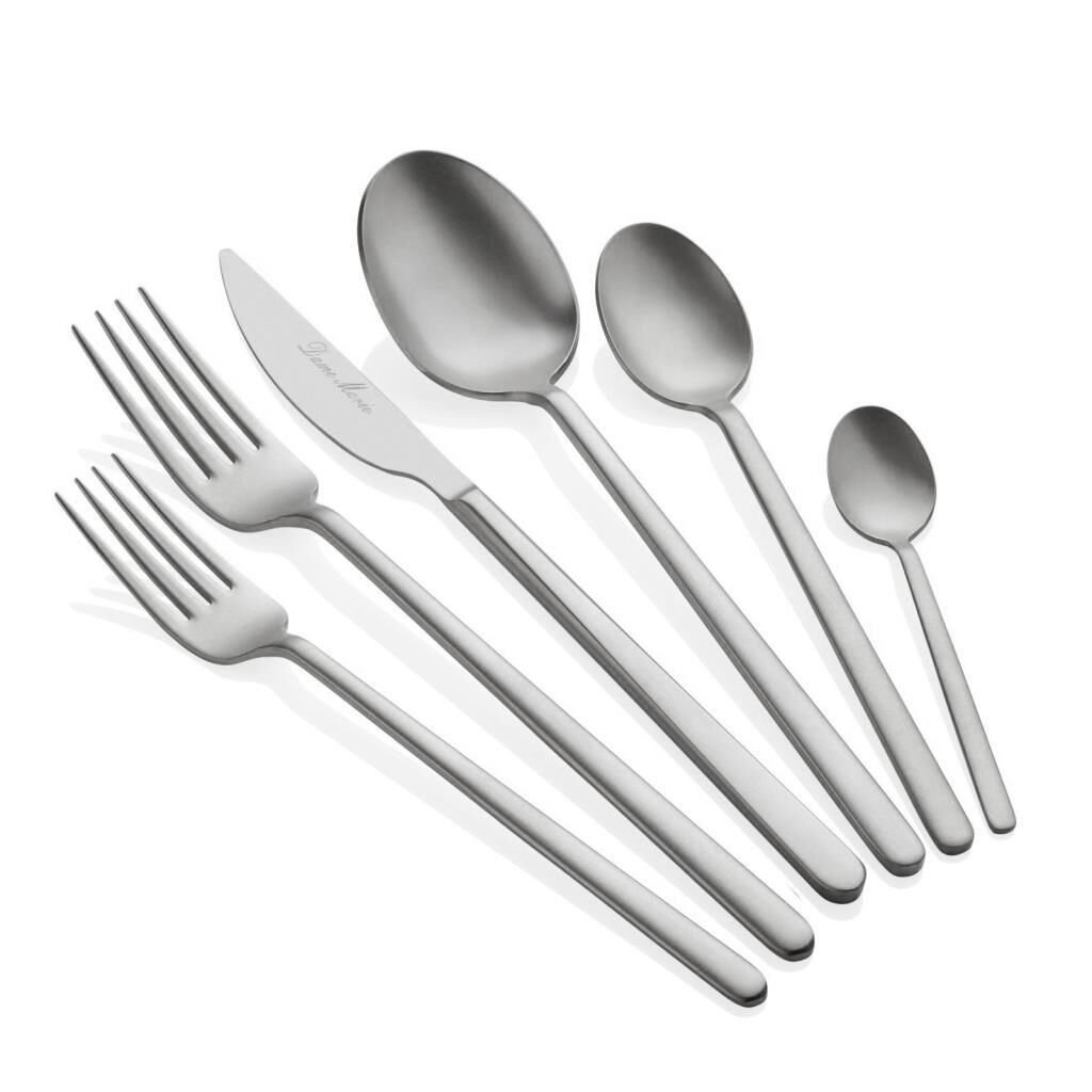 ALLEGRA MAT SILVER 36 PARÇA ÇATAL KAŞIK BIÇAK SETİ