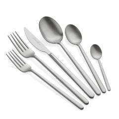 ALLEGRA MAT SILVER 36 PARÇA ÇATAL KAŞIK BIÇAK SETİ