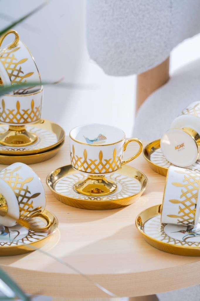 LEONI 6 KİŞİLİK TÜRK KAHVESİ FİNCANI