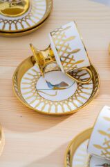 LEONI 6 KİŞİLİK TÜRK KAHVESİ FİNCANI