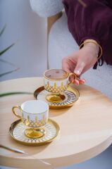 LEONI 6 KİŞİLİK TÜRK KAHVESİ FİNCANI