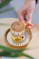 LEONI 6 KİŞİLİK TÜRK KAHVESİ FİNCANI