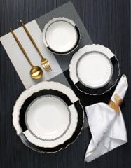 DARKNESS 6 KİŞİLİK 24 PARÇA YEMEK TAKIMI