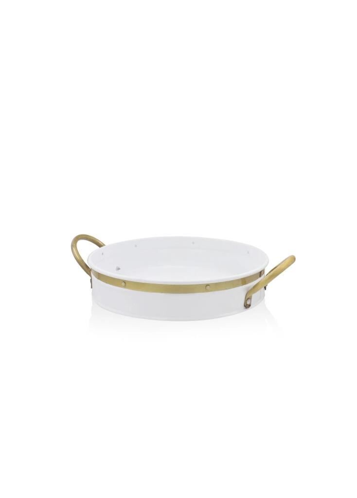 GALVİN TEPSİ BEYAZ 30CM
