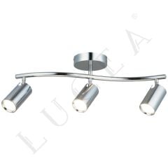 SPOTTE KROM 3'LÜ PLAFONVER AVİZE