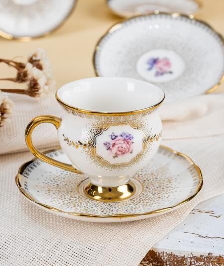 DIANNA 6 KİŞİLİK TÜRK KAHVESİ FİNCANI