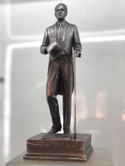 FÜME ESKİTME BASTONLU ESKİTME ATATÜRK BİBLO