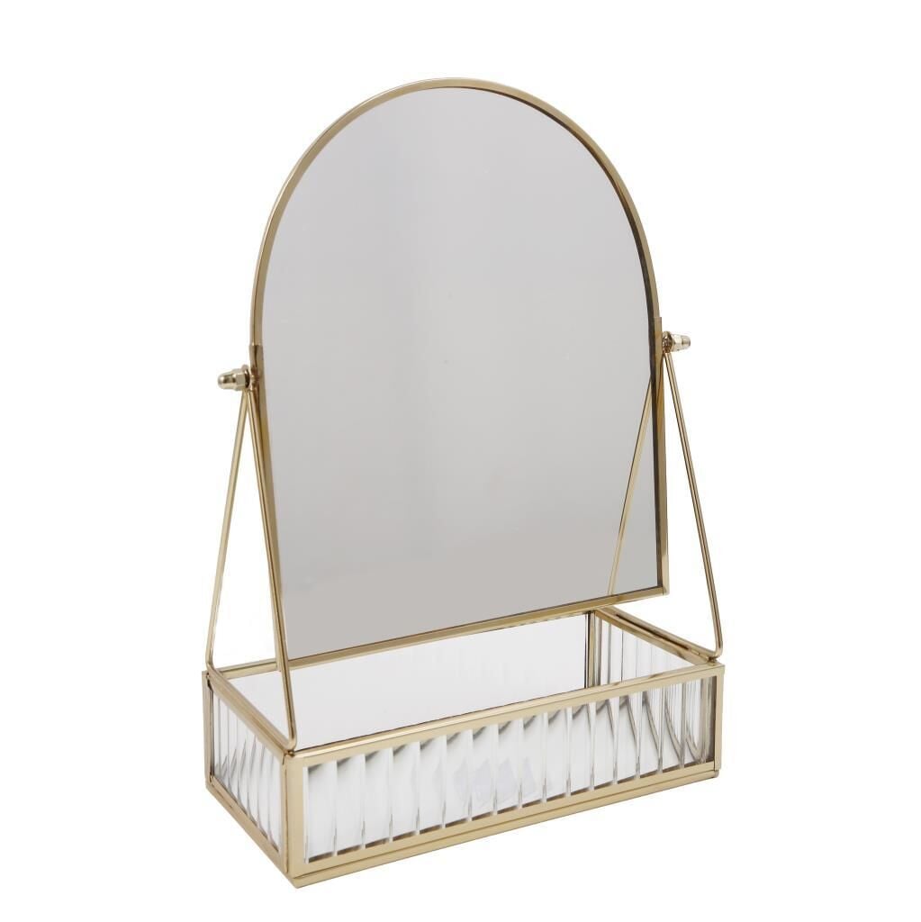 ELEGANT ALTIN OVAL AYNA/DÜZENLEYİCİ 10X20X31CM