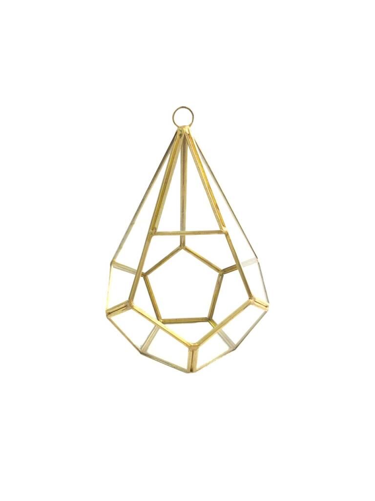 ALTIN TERARYUM DEKOR/ÇİÇEKLİK KÜÇÜK