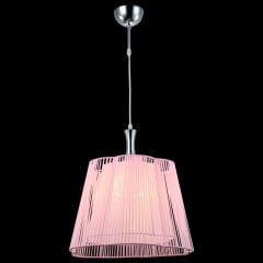 PEMBE TÜL TEKLİ SARKIT AVİZE