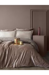 Çift Kişilik Aphrodite Kadife Battaniyeli Nevresim Takımı