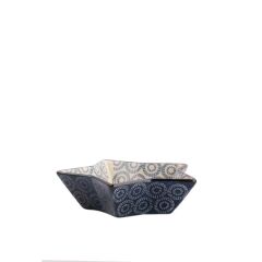 ORIENT LACİVERT YILDIZ KASE 11CM