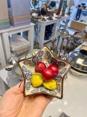 ORIENT LACİVERT 6'LI YILDIZ KASE/ÇEREZLİK 11CM