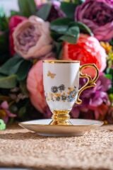 PARLIN MAVİ TEK KİŞİLİK TÜRK KAHVESİ FİNCANI