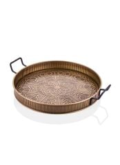 GALVENİZ ALTIN TEPSİ 52X42CM