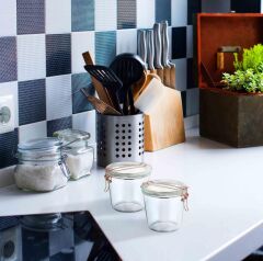 BAKIR CAM 4'LÜ SAKLAMA KABI 250ML