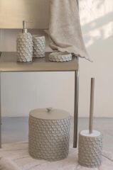 LINDY GRİ 5 PARÇA BANYO AKSESUAR SETİ