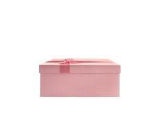 PEMBE FİYONKLU DİKDÖRTGEN KUTU